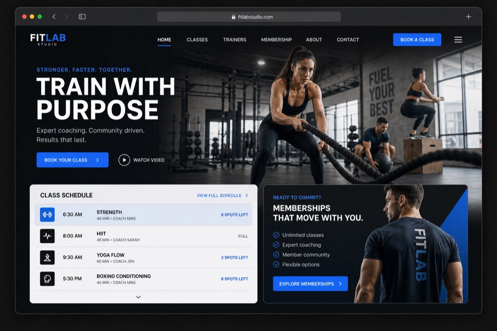 FitLab Studio — Website