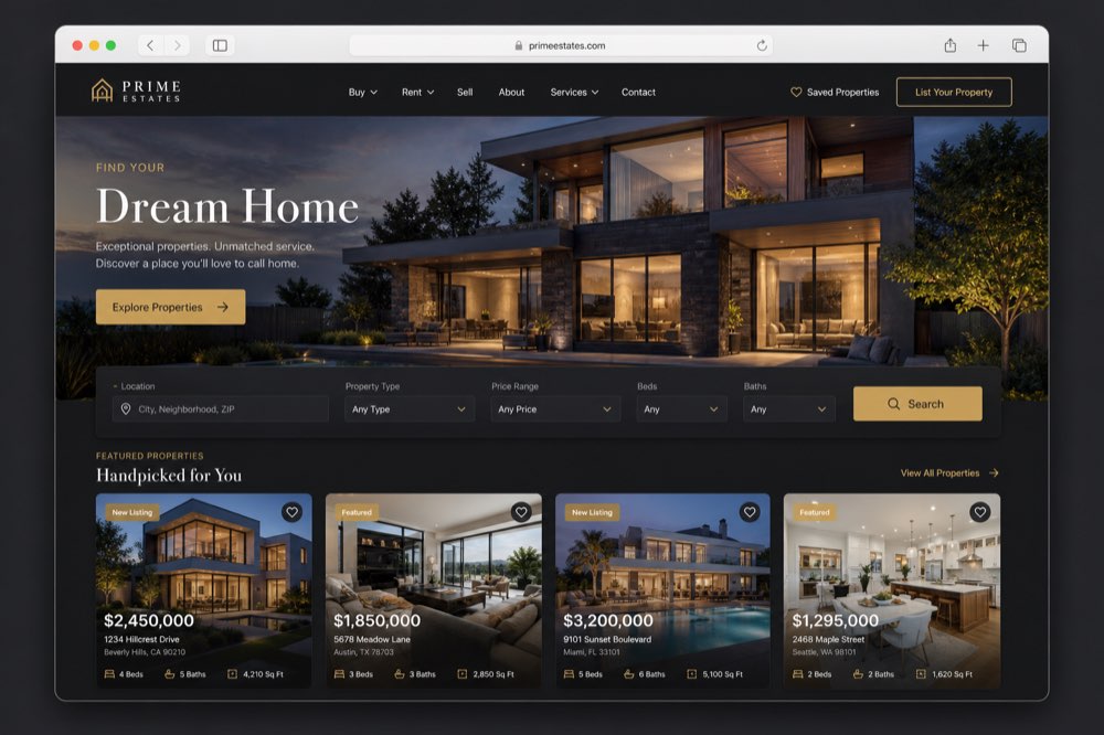 Prime Estates — Real Estate